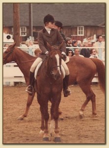 Waiting for the judge to pin the class in 1979.